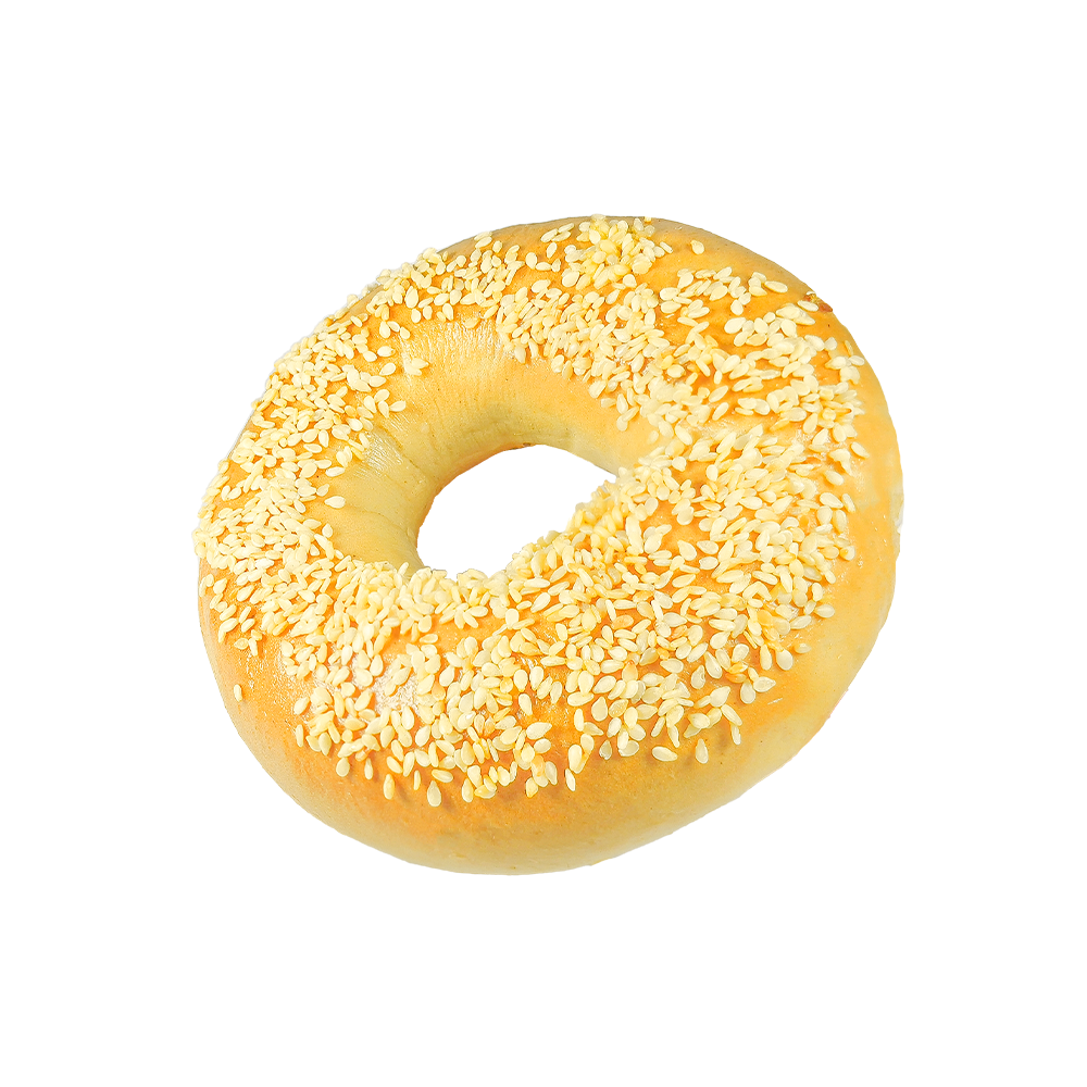 Kiváló minőségű búzaforrású, sózott szezámmagos bagel