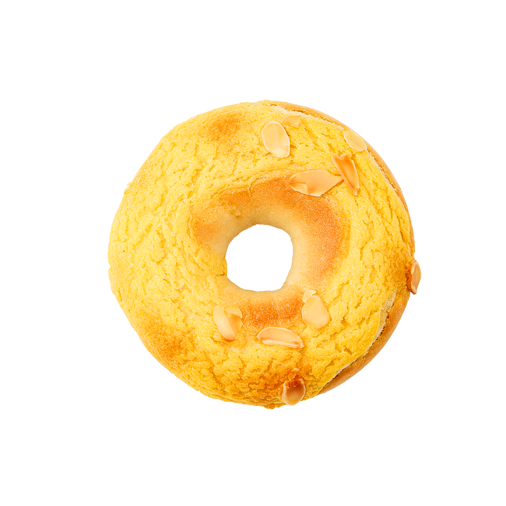 Pirított mandulás mangós-kókuszos bagel