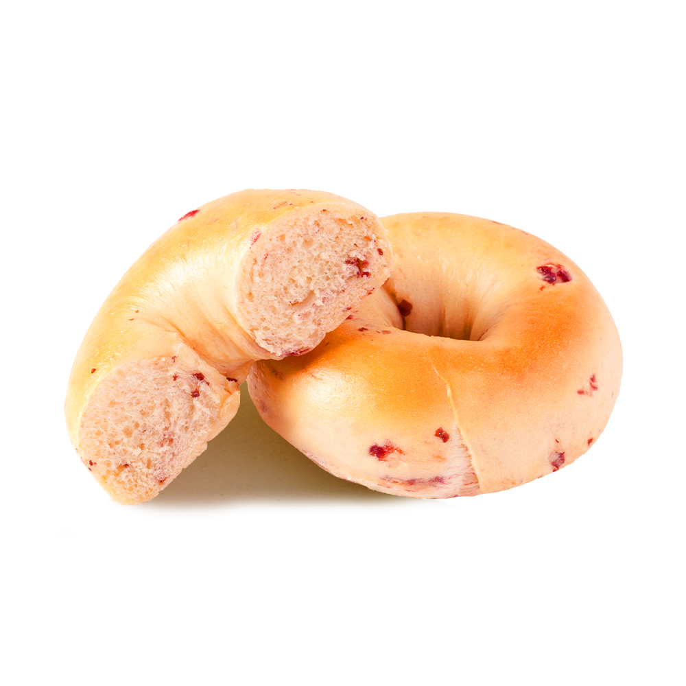 Egészséges és alacsony zsírtartalmú áfonyás bagel